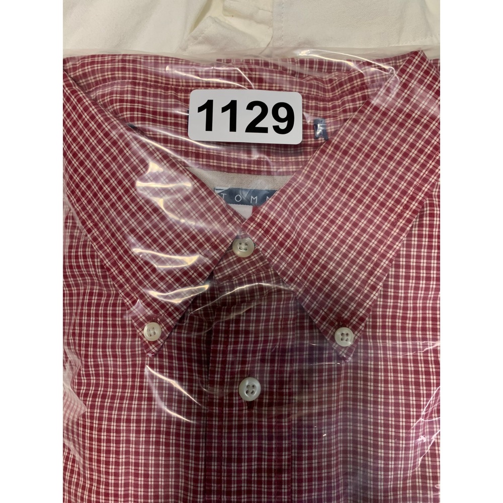 Tommy Hilfiger Button Down Shirt Checkered Plaid Long Sleeve XL - Picture 11 of 11